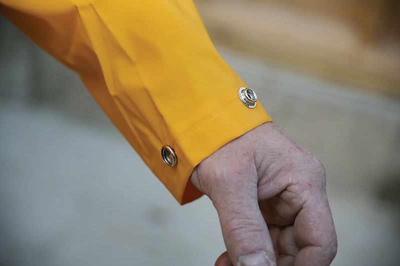 Boulder Creek Yellow PVC-Coated Rayon Three Piece Rain Suit Large