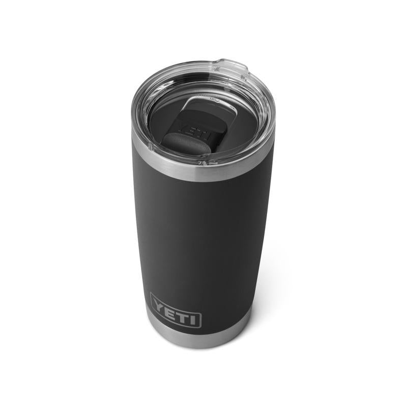 YETI Rambler 20 oz Black BPA Free Tumbler with MagSlider Lid