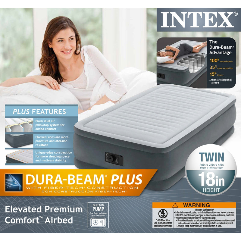 Intex Air Mattress Twin Pump Included