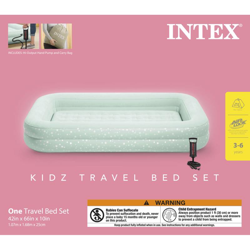 Intex Kids Travel Bed Twin Pump Included