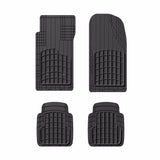 FLOORMAT SET BLK WTHRTCH