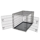 Pet Essentials Small Steel Dog Crate Black 20 in. H X 18 in. W X 24 in. D