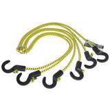 Keeper Black/Yellow Adjustable Bungee Cord 50 in. L X 0.14 in. 1 pk