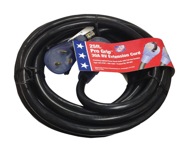 US Hardware 25 ft. 30 amps RV Extension Cord 1 pk