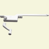 Prime-Line White Steel Left Single-Arm Casement Window Operator For Steel Framed Windows