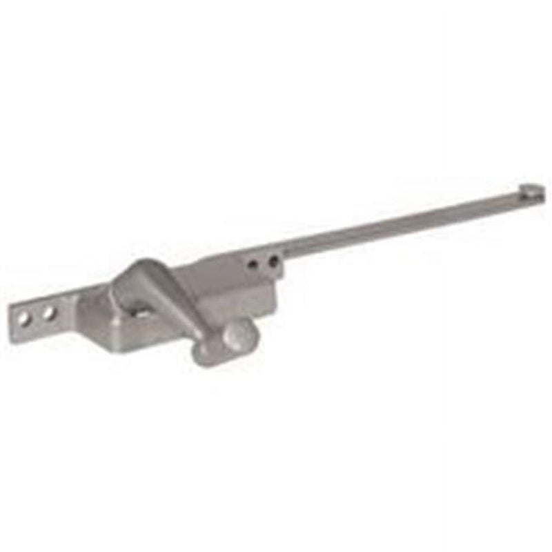 Prime-Line Silver Aluminum Left Single-Arm Casement Window Operator For Steel Framed Windows