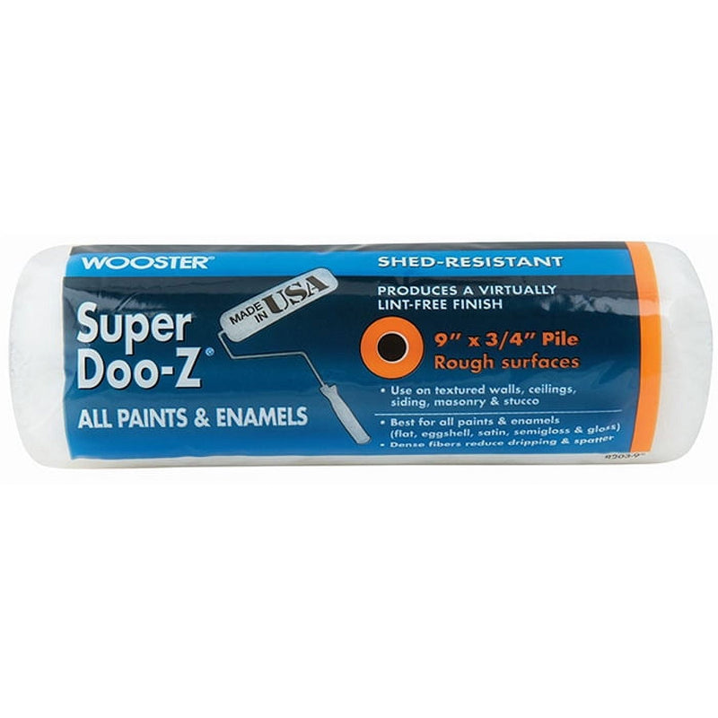 Wooster Super Doo-Z Fabric 9 in. W X 3/4 in. Regular Paint Roller Cover 1 pk