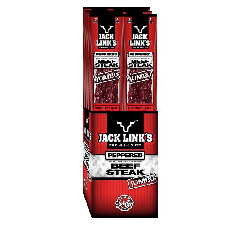 Jack Link's Jumbo Peppered Beef Steak 2 oz Packet