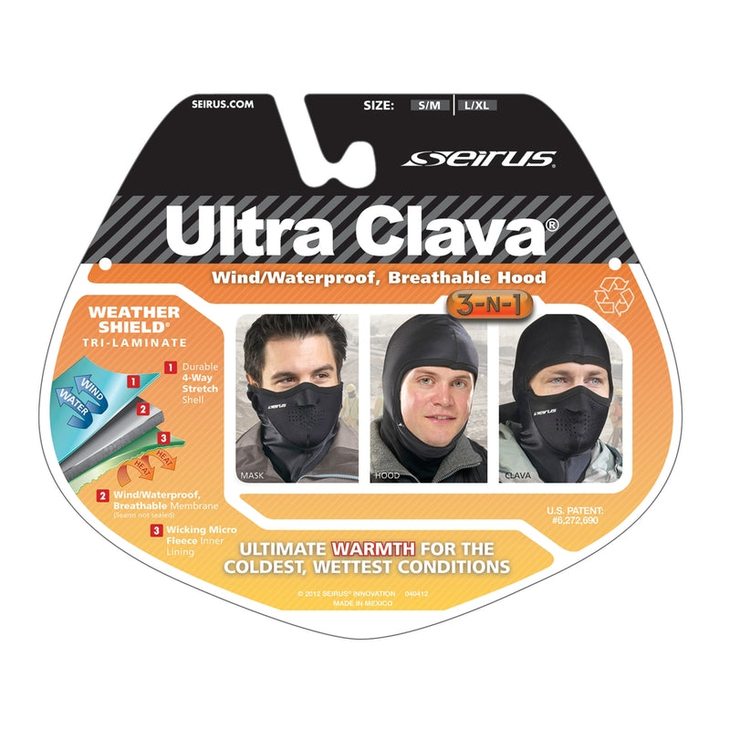 Seirus Ultra Clava Balaclava Black L/XL