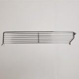 Silver Steel Shelf Divider 3 in. H X 22 in. L 20 pk