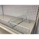 Gray Steel Wire Front 3 in. H X 48 in. W 20 pk