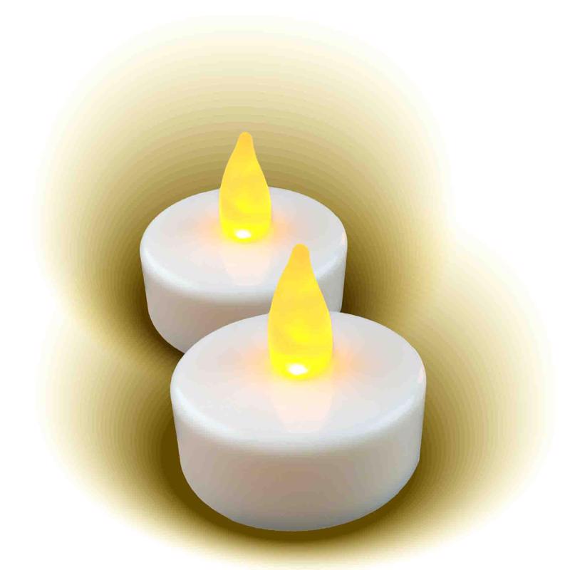 Magic Seasons White No Scent LED Flameless Tea Lights