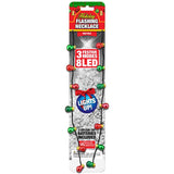 Magic Seasons Christmas Holiday Flashing Necklace 1 pc