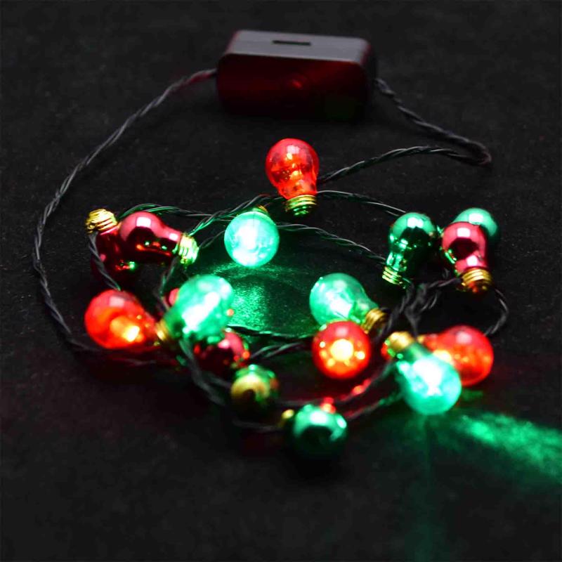 Magic Seasons Christmas Holiday Flashing Necklace 1 pc