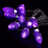 Magic Seasons Orange/Purple 9 in. Prelit String Lights