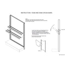 Black Metal Crosstube 2 in. H X 15 in. W X 48 in. L
