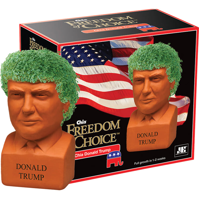 Chia Pet Freedom of Choice Donald Trump Decorative Planter Clay 1 pk