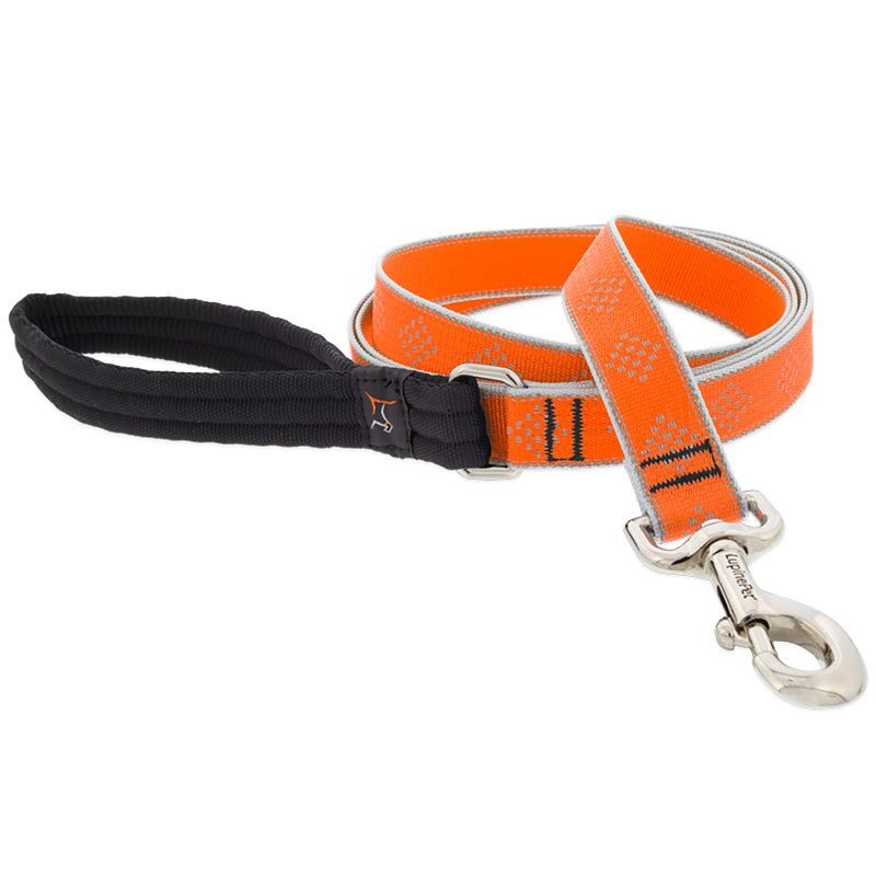 LEASH REFL ORG DIAM 6FT