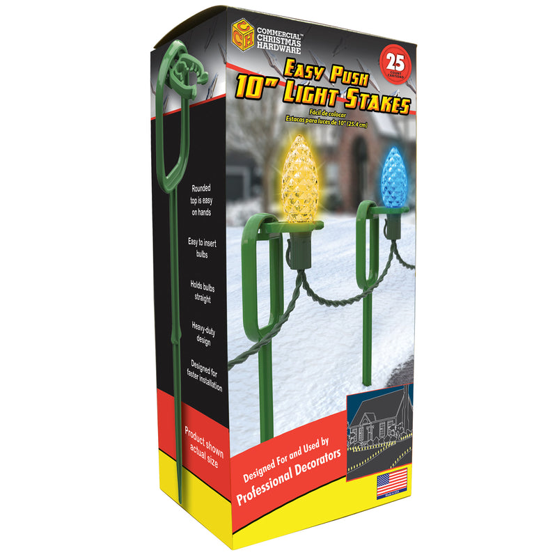 LIGHT STAKES 10" 25PK