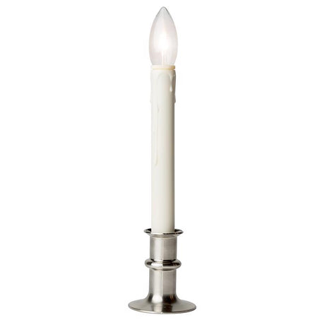 WINDOW CANDLE WHT/SLVR