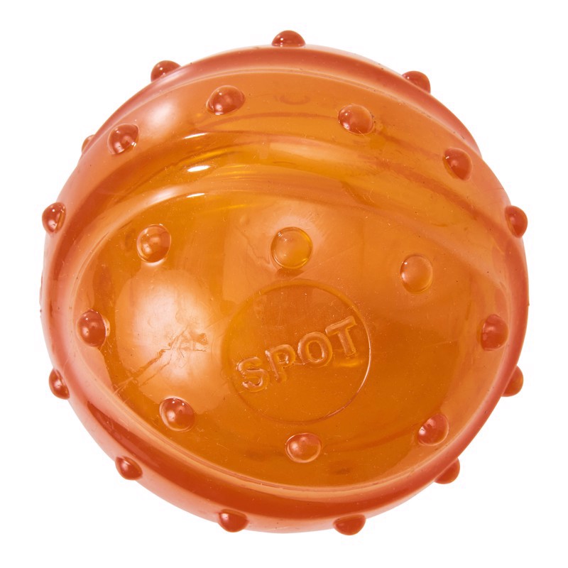 Spot Play Strong Scent-Sations Orange TPR Ball Dog Toy 3.25 in. 1 pk