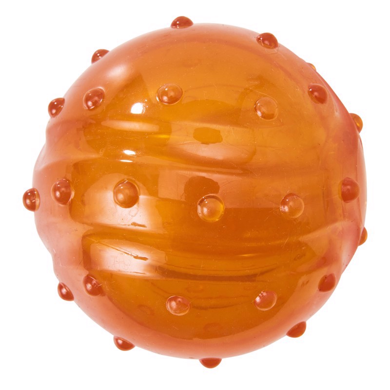 Spot Play Strong Scent-Sations Orange TPR Ball Dog Toy 3.25 in. 1 pk