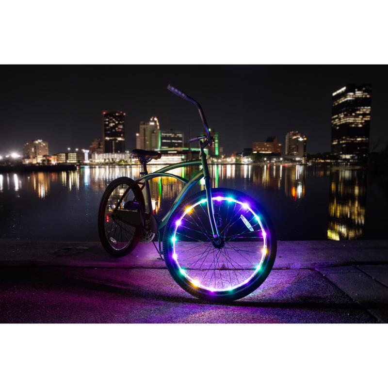 Brightz Wheel Brightz Pastel Bicycle Accessory LED ABS Plastics 1 pk