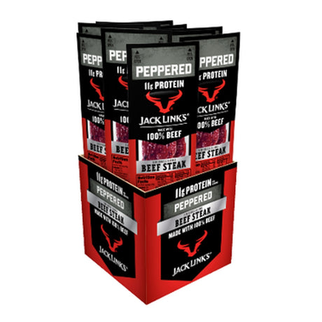 Jack Link's Peppered Beef Steak 1 oz Packet
