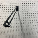 16 in. 250 Black Metal Display Brooms Peg Hook 1 pk