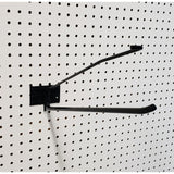 15 in. 375 Black Metal Utility Scan Peg Hooks Peg Hook 1 pk