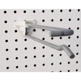 10 in. 250 Silver Metal Peg Board Hooks Peg Hook 50 pk
