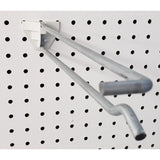 14 in. 250 Silver Metal Peg Board Hooks Peg Hook 50 pk