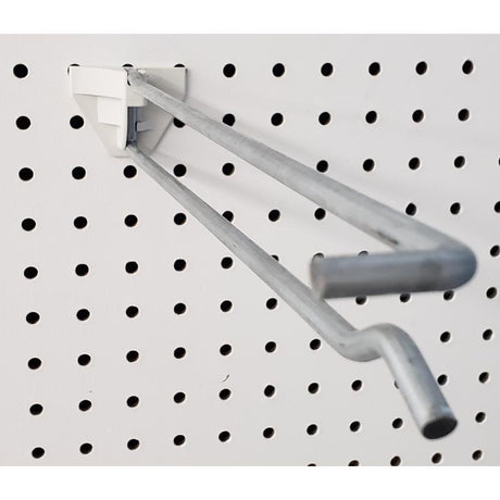 14 in. 250 Silver Metal Peg Board Hooks Peg Hook 50 pk