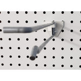 14 in. 250 Silver Metal Peg Board Hooks Peg Hook 50 pk