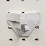 BACKPLT W/3PRNG WHT100PK