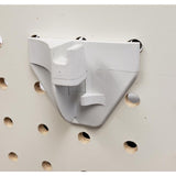 1.35 in. 250 White Plastic Use with the hooks above Peg Hook Back 100 pk