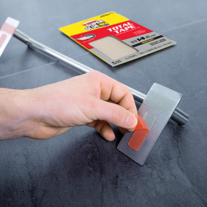 The Original Super Glue Super Strong Double Sided 0.68 in. W X 1.8 in. L Mounting Tape Orange