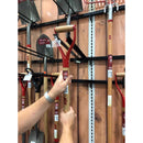 Black Metal Seat Bracket 2 in. H X 5 in. W X 15 in. L