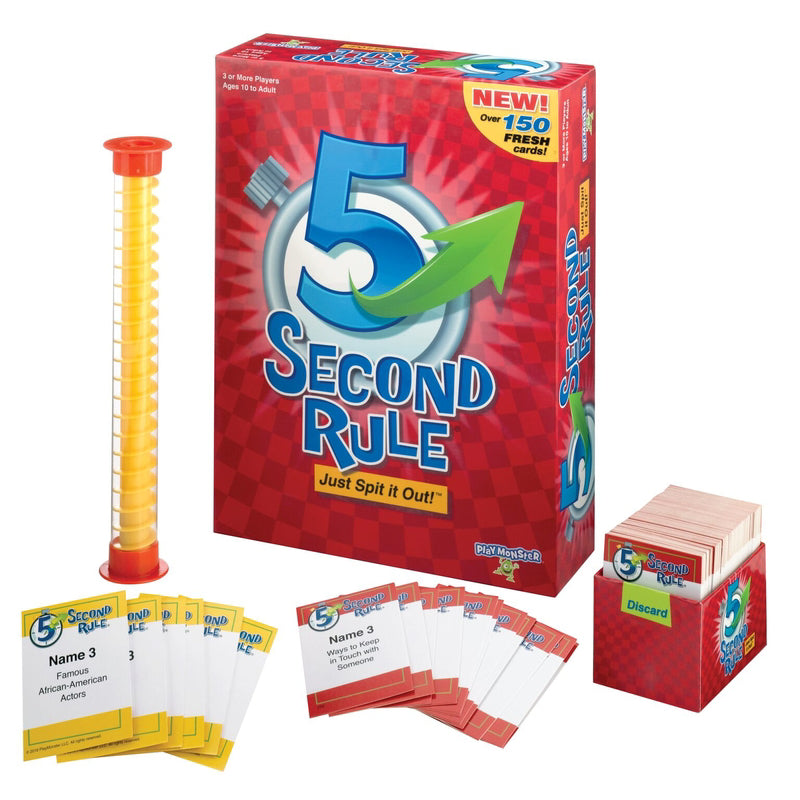 PlayMonster 5 Second Rule Family Game Multicolored