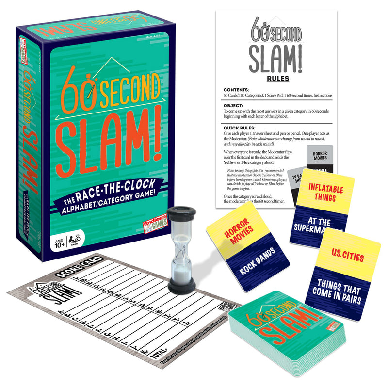 Endless Games 60 Second Slam Game Multicolored 52 pc