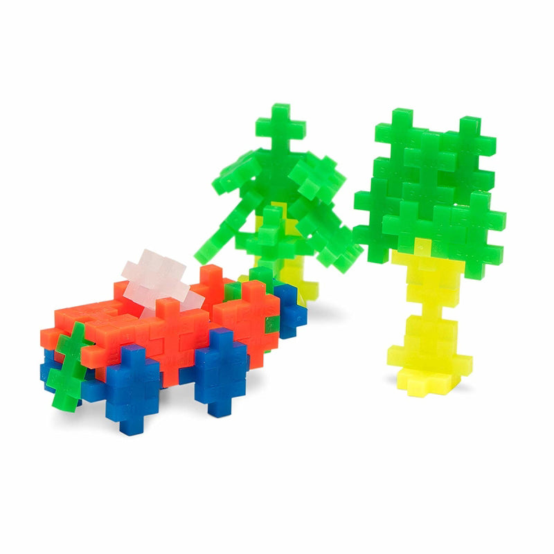 Plus-Plus Neon Mix Building Toy Plastic Multicolored 70 pc