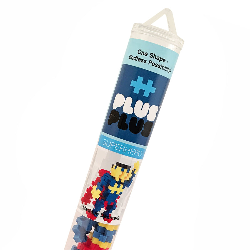 Plus-Plus Superhero Building Toy Plastic Multicolored 70 pc