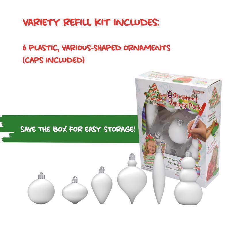 Hey Buddy Hey Pal Treemendous Christmas Ornament Refills Plastic 6 pc