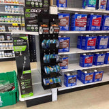 41 in. H X 8.25  W Powder Coated Black Display