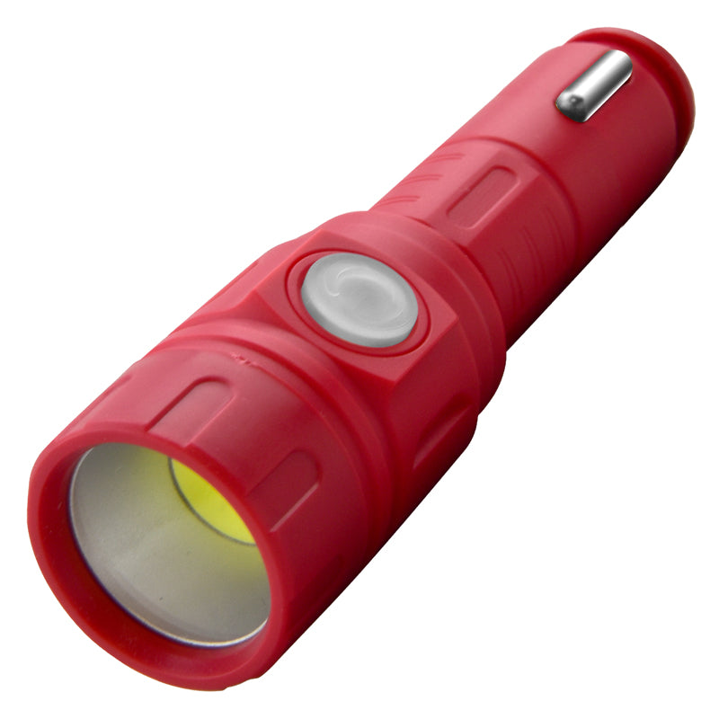 Blazing LEDz 80 lm Blue/Red LED Rechargeable Flashlight
