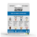 Flip-it! Gray Polypropylene Bottle Emptying Kit