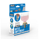 Flip-it! Gray Polypropylene Bottle Emptying Kit
