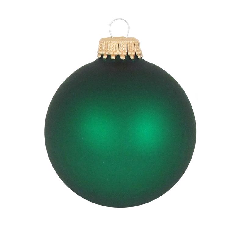 Christmas by Krebs Green Velvet Ball Ornament