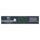 Celebrations Platinum LED Green Shimmer Sphere 16 in. Hanging Decor