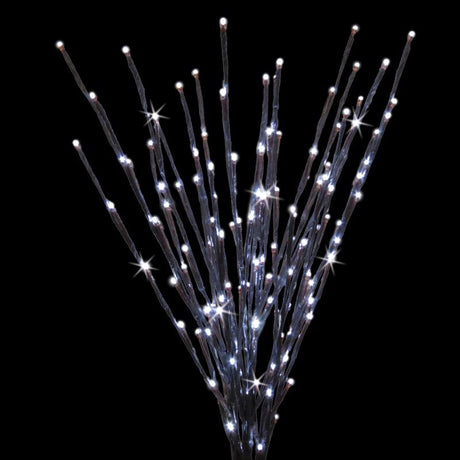 Celebrations Platinum LED Pure White Light Burst 32 in. Yard Decor